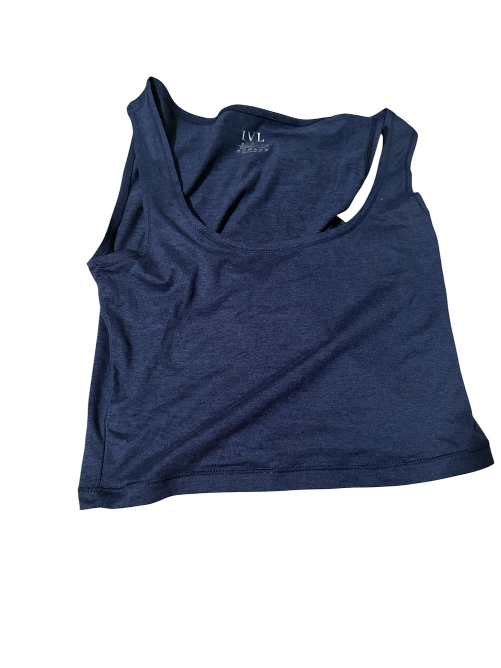 Ingrid & Isabel Navy Blue Scoop Neck Tank